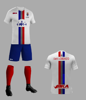 AMD San Lorenzo Alevín B - uniforme 1